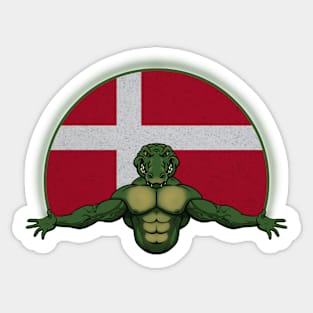 Gator Denmark Sticker